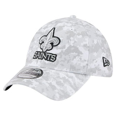 New Orleans Saints New Era 2025 Salute to Service Digital Camo Fan Pack 39THIRTY Flex Hat White | NFL
