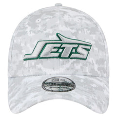 New York Jets New Era 2025 Salute to Service Digital Camo Fan Pack 39THIRTY Flex Hat White | NFL