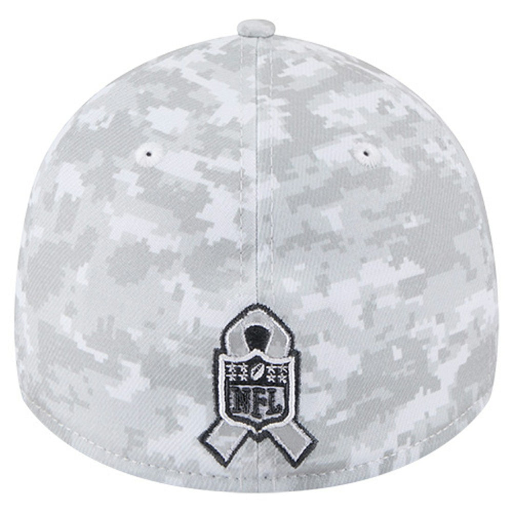 New York Jets New Era 2025 Salute to Service Digital Camo Fan Pack 39THIRTY Flex Hat White | NFL