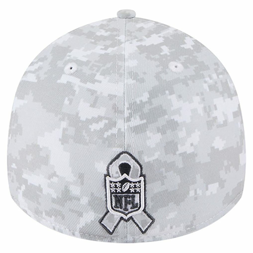 Baltimore Ravens New Era 2025 Salute to Service Digital Camo Fan Pack 39THIRTY Flex Hat White | NFL