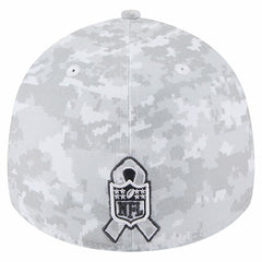 Baltimore Ravens New Era 2025 Salute to Service Digital Camo Fan Pack 39THIRTY Flex Hat White | NFL