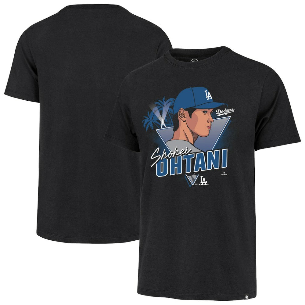 Shohei Ohtani Los Angeles Dodgers '47 Player Caricature Franklin T-Shirt - MLB