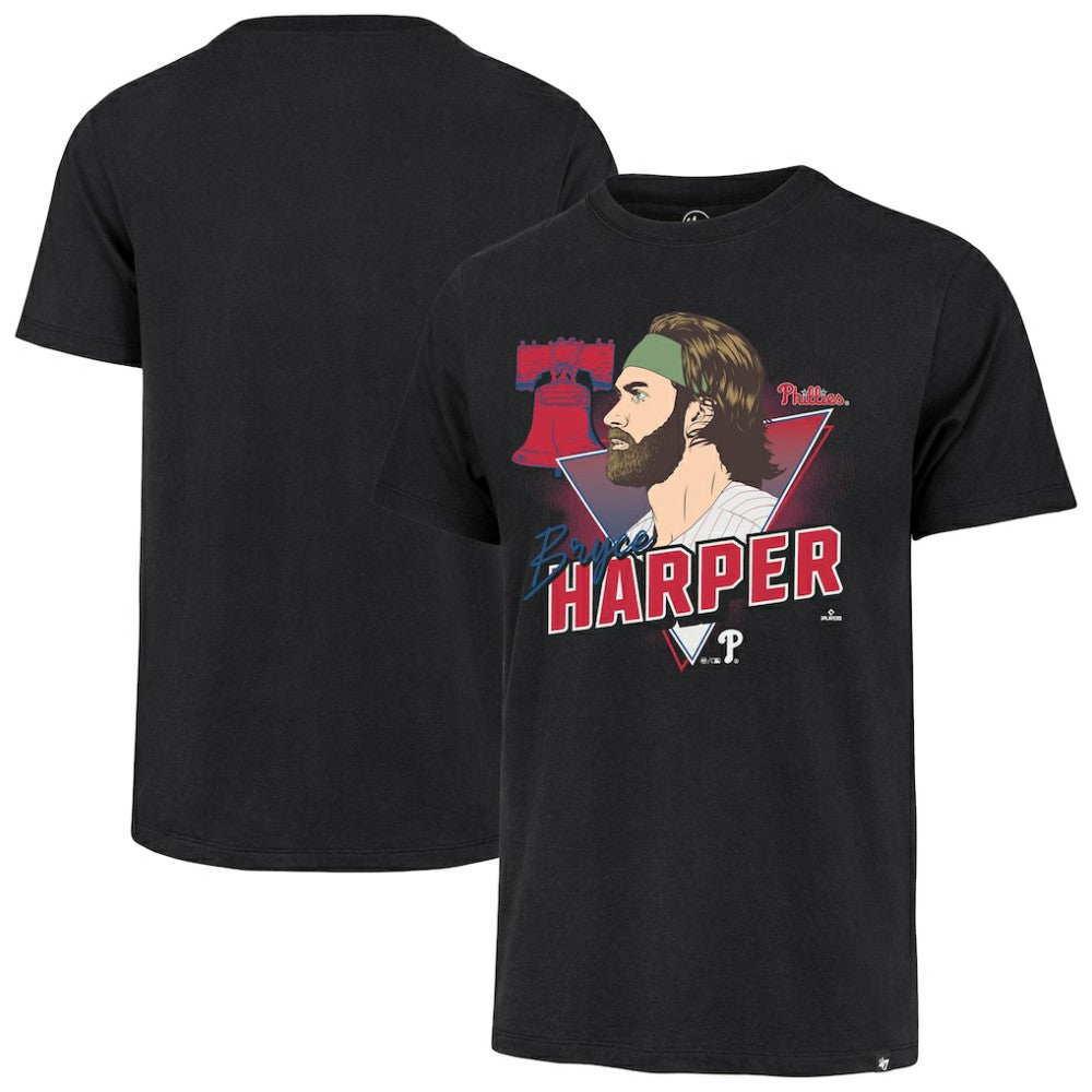 Bryce Harper Philadelphia Phillies '47 Player Caricature Franklin T-Shirt - MLB