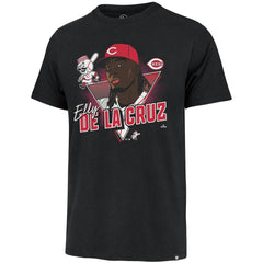 Elly De La Cruz Cincinnati Reds '47 Player Caricature Franklin T-Shirt - MLB