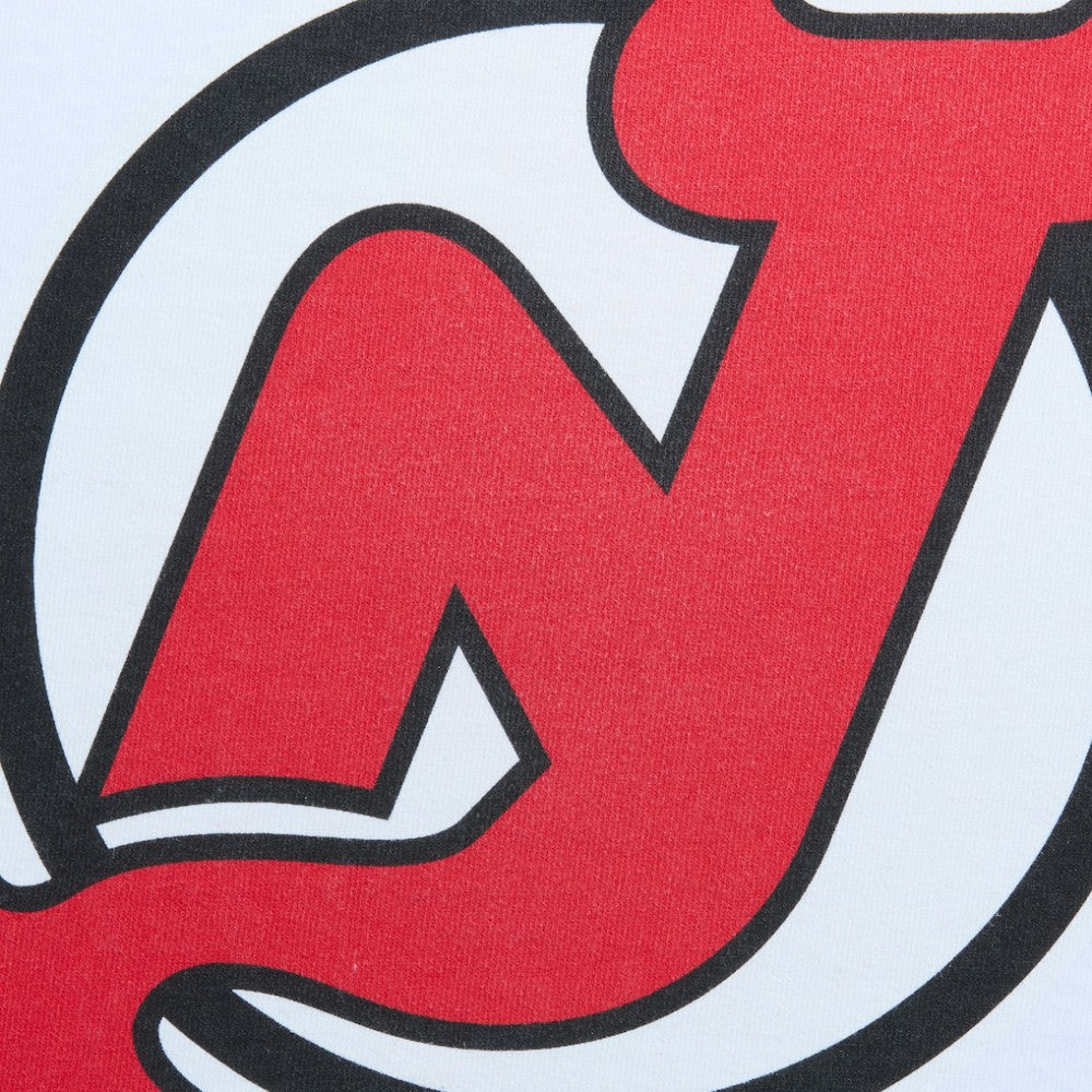 New Jersey Devils Todd Snyder Heavyweight Long Sleeve Jersey Style T-Shirt - White - NHL