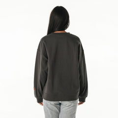 Washington Commanders The Wild Collective Women's Rock Crystal Oversized Crewneck Sweatshirt Charcoal | NFL