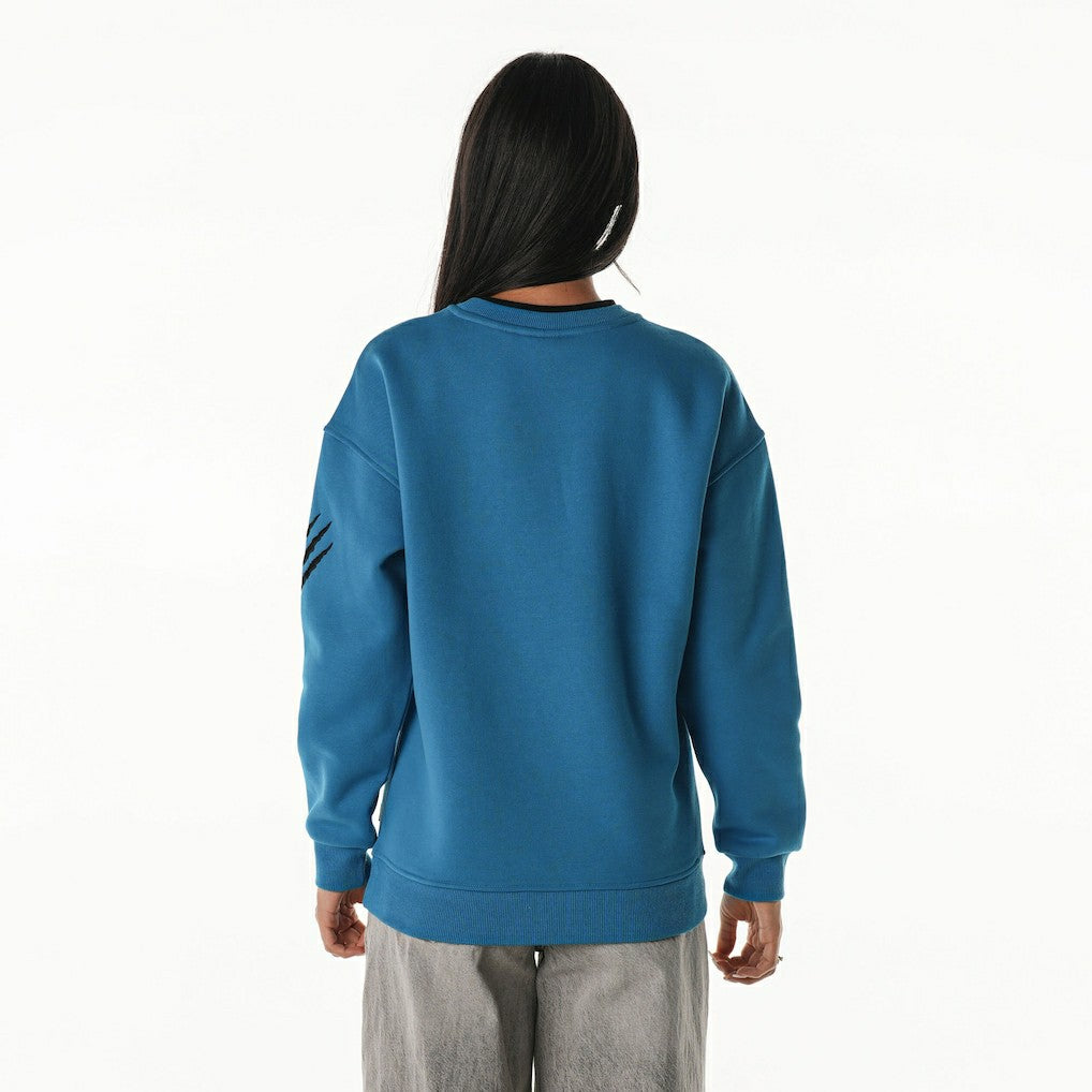 Carolina Panthers The Wild Collective Unisex Fleece Sweatshirt Blue | NFL
