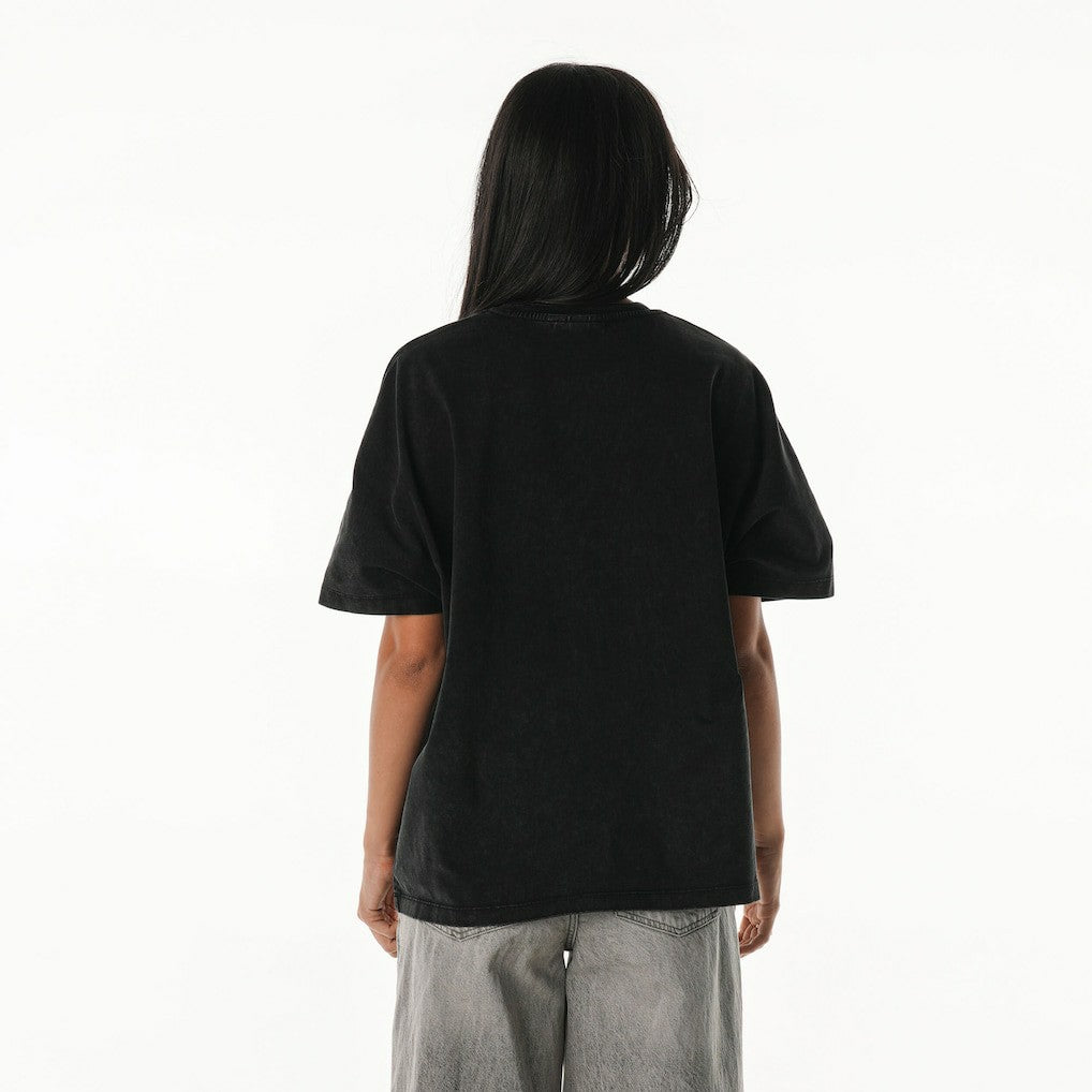 Indianapolis Colts The Wild Collective Women's Laurel Premium Baggy Dolman T-Shirt Black | NFL