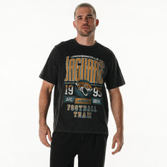 Jacksonville Jaguars The Wild Collective Unisex Band T-Shirt Black | NFL