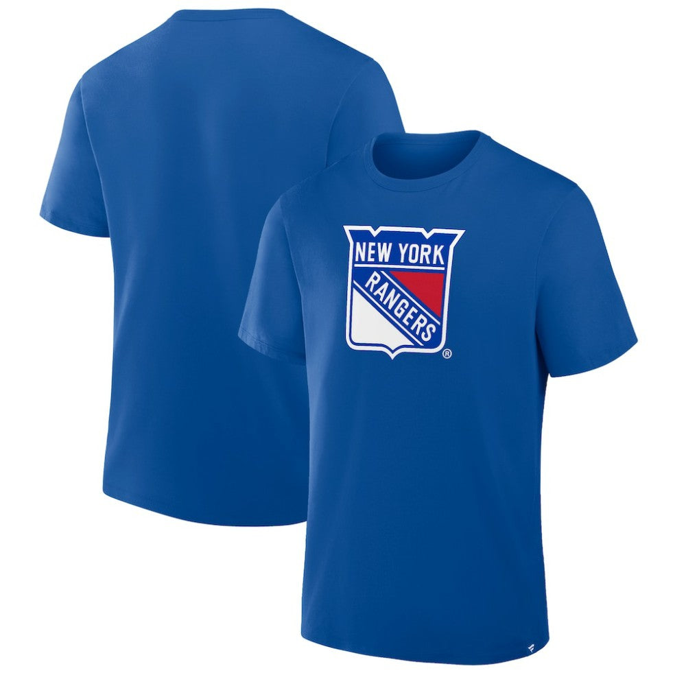 New York Rangers Fanatics Essential Legacy T-Shirt - Blue - NHL