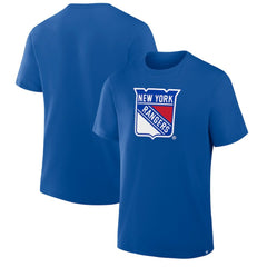 New York Rangers Fanatics Essential Legacy T-Shirt - Blue - NHL