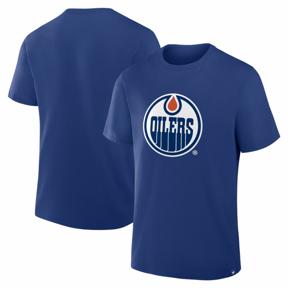 Edmonton Oilers Fanatics Essential Legacy T-Shirt - Royal - NHL