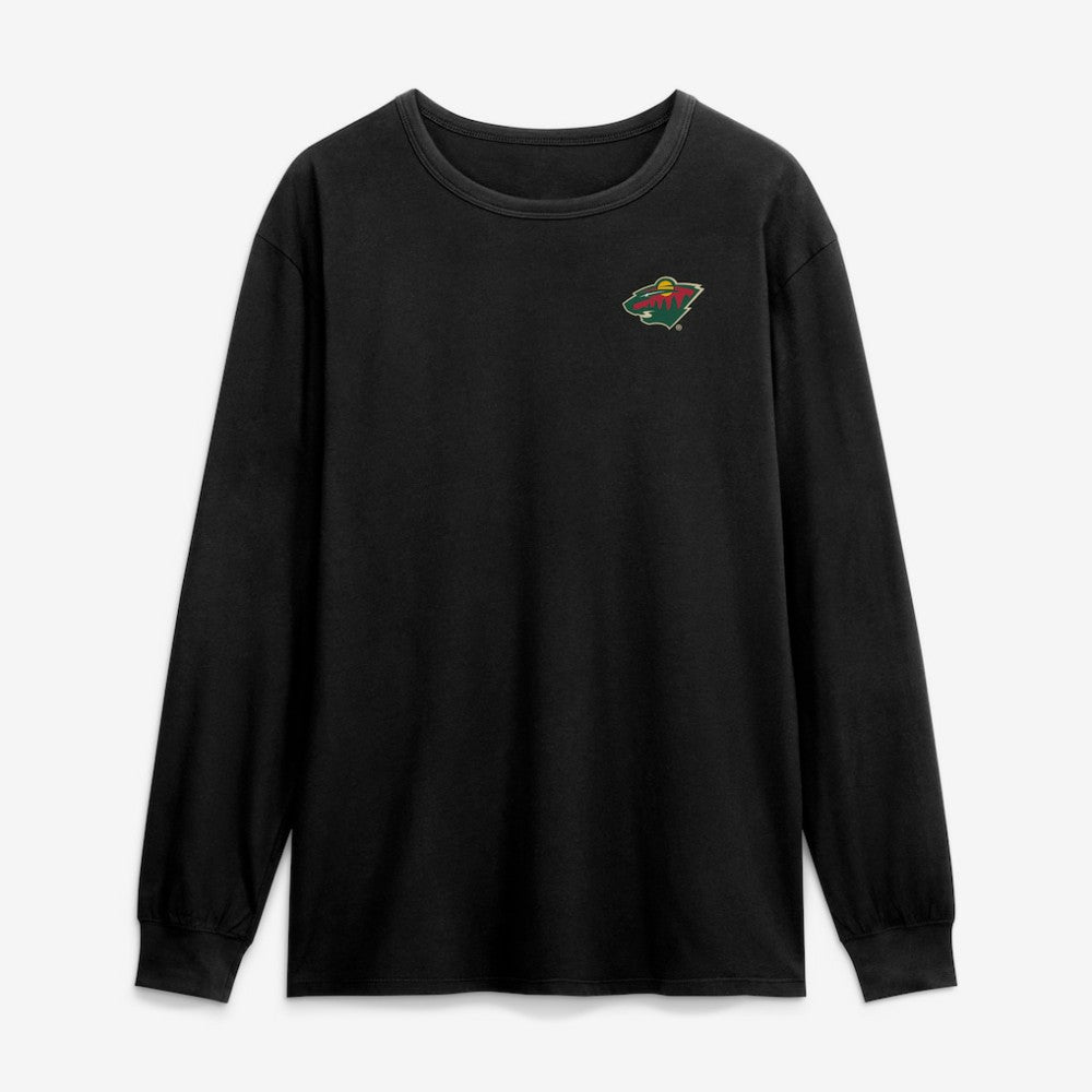 Minnesota Wild Fanatics Game Long Sleeve T-Shirt - Black - NHL