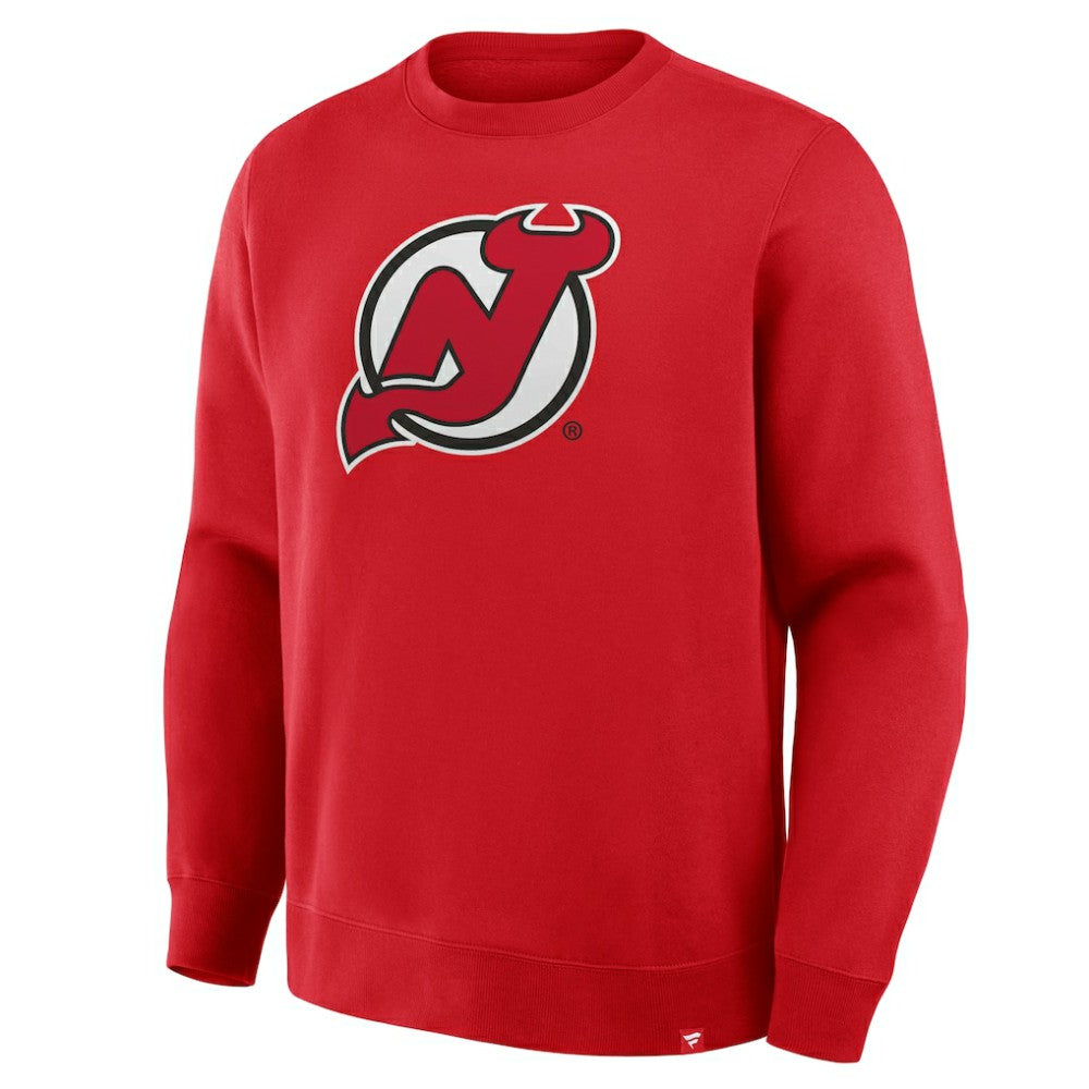 New Jersey Devils Fanatics Essential Legacy Sweatshirt - Red - NHL