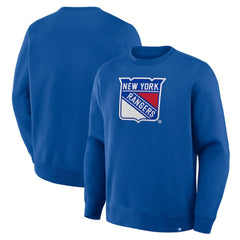 New York Rangers Fanatics Essential Legacy Sweatshirt - Blue - NHL