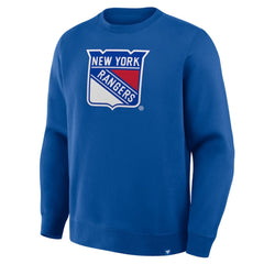 New York Rangers Fanatics Essential Legacy Sweatshirt - Blue - NHL