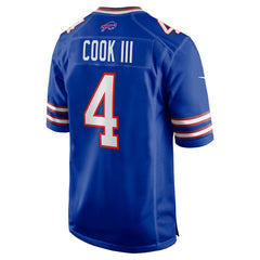 James Cook III Buffalo Bills Team Game Jersey Royal | Nike for Sale