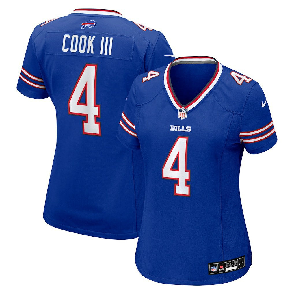 James Cook III Buffalo Bills Women's Team Game Jersey Royal | Nike for Sale
