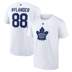 William Nylander Toronto Maple Leafs Fanatics Authentic Stack Name & Number T-Shirt - Navy - NHL