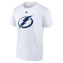 Nikita Kucherov Tampa Bay Lightning Fanatics Authentic Stack Name & Number T-Shirt - White - NHL