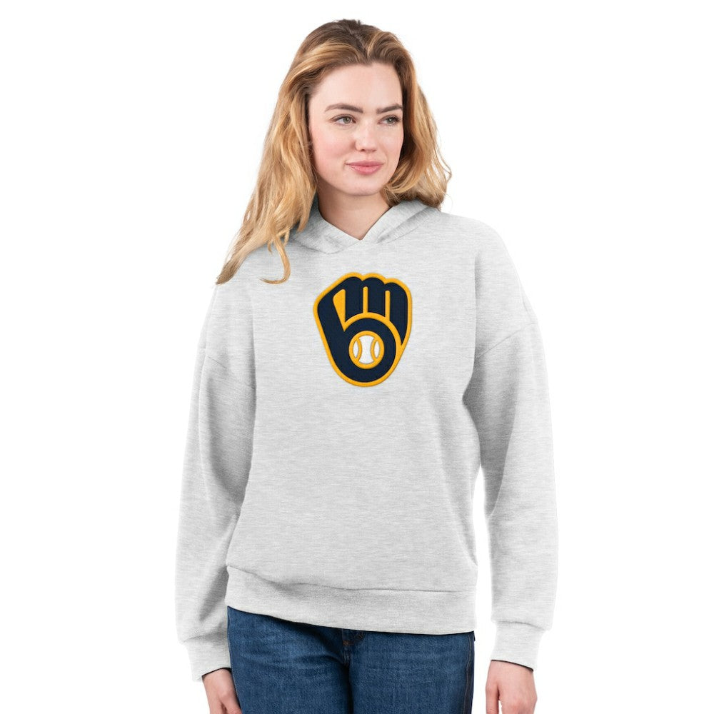 Milwaukee Brewers G-III 4Her by Carl Banks Women's T-Shirt and Hoodie Combo Pack - MLB