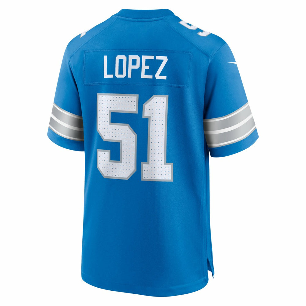 Roy Lopez Detroit Lions Team Game Jersey Blue | Nike for Sale