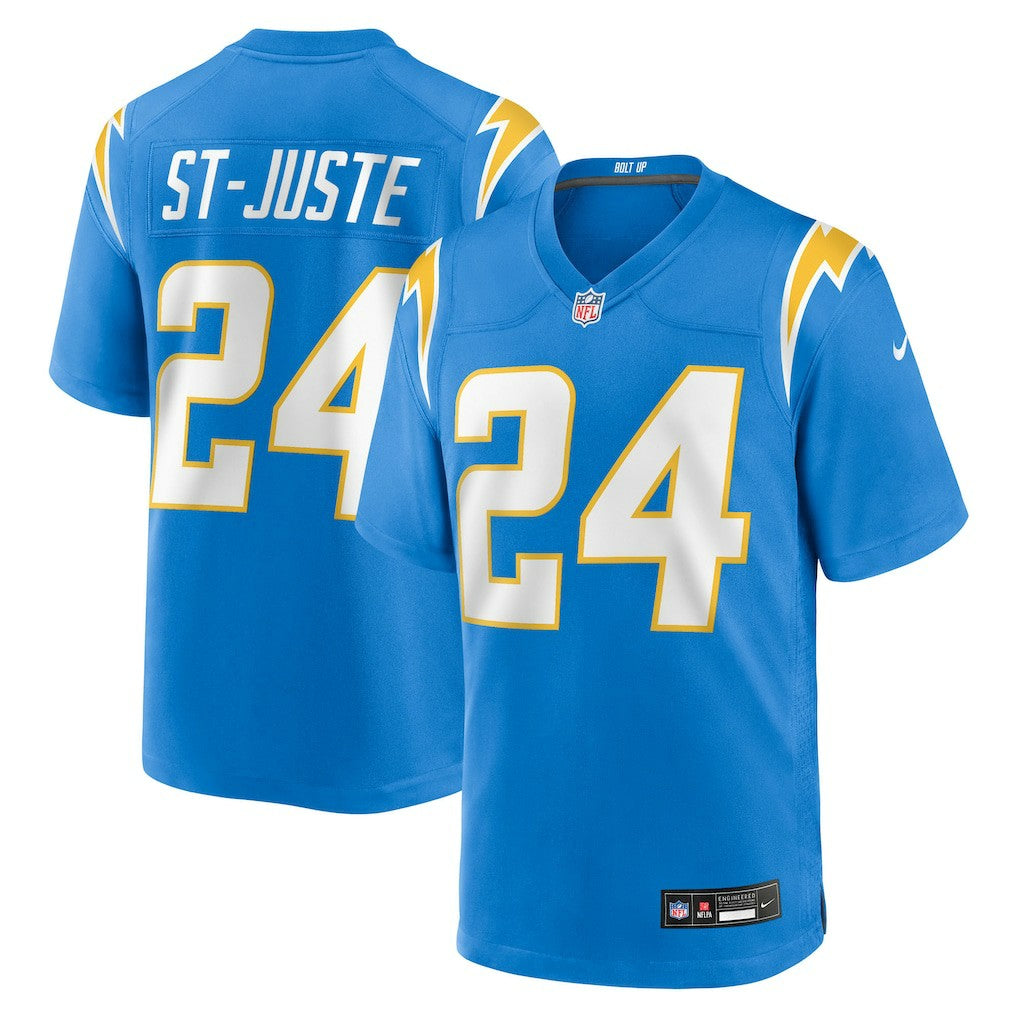 Benjamin St-Juste Los Angeles Chargers Team Game Jersey Powder Blue | Nike for Sale