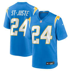 Benjamin St-Juste Los Angeles Chargers Team Game Jersey Powder Blue | Nike for Sale