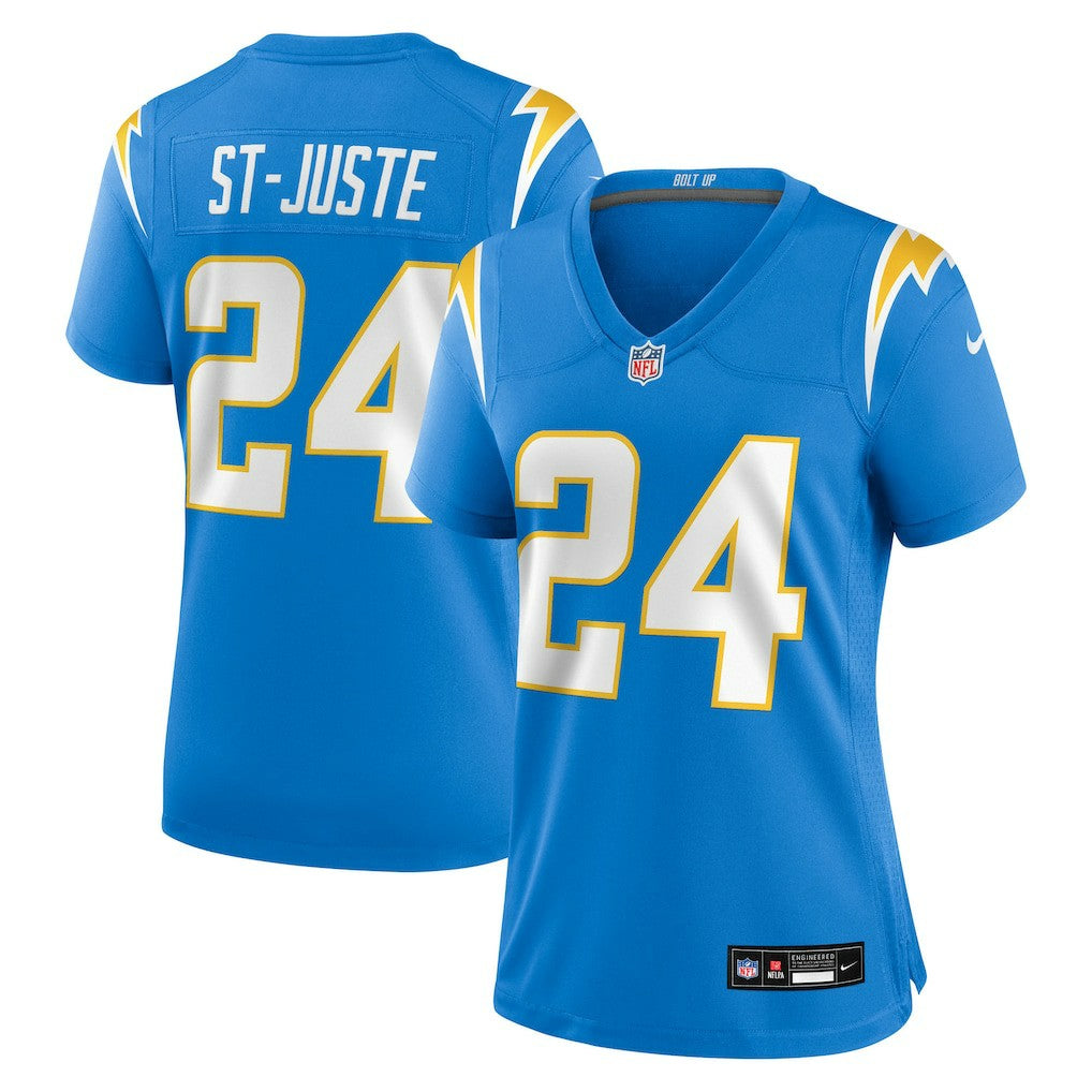 Benjamin St-Juste Los Angeles Chargers Women's Team Game Jersey Powder Blue | Nike for Sale