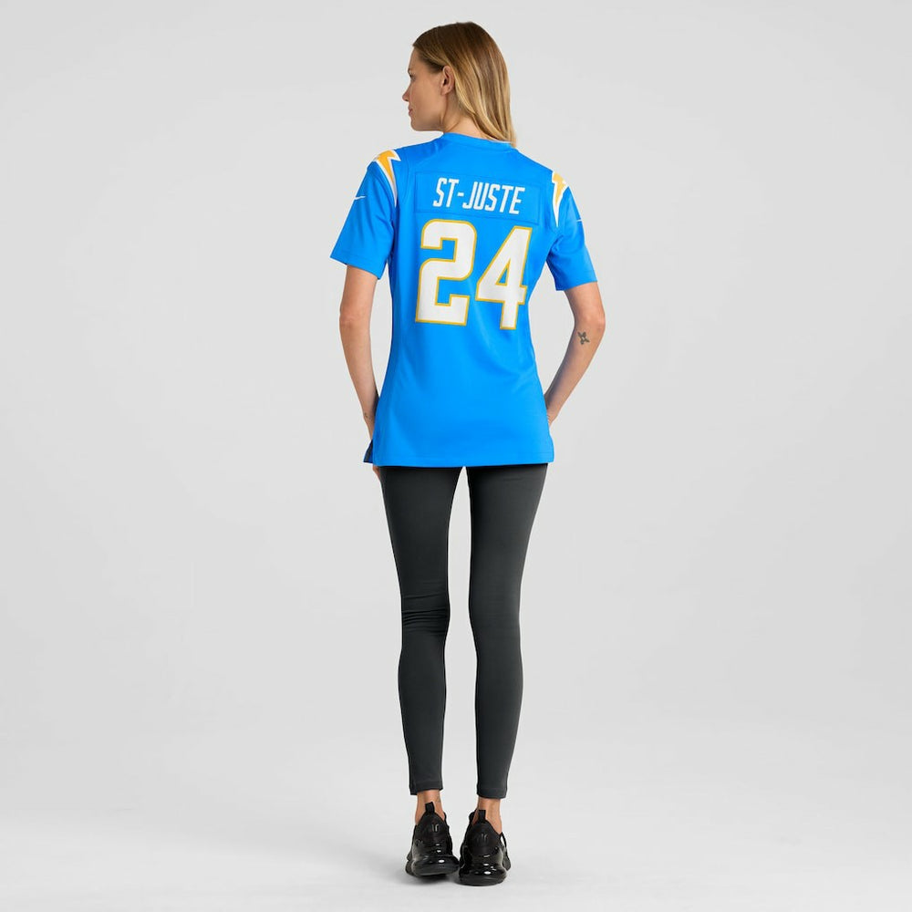 Benjamin St-Juste Los Angeles Chargers Women's Team Game Jersey Powder Blue | Nike for Sale