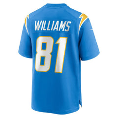Mike Williams Los Angeles Chargers Team Game Jersey Powder Blue | Nike for Sale