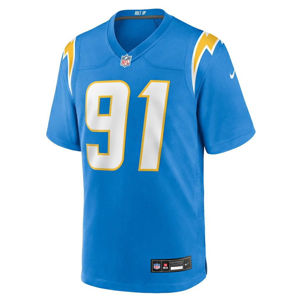 Da'Shawn Hand Los Angeles Chargers Team Game Jersey Powder Blue | Nike for Sale