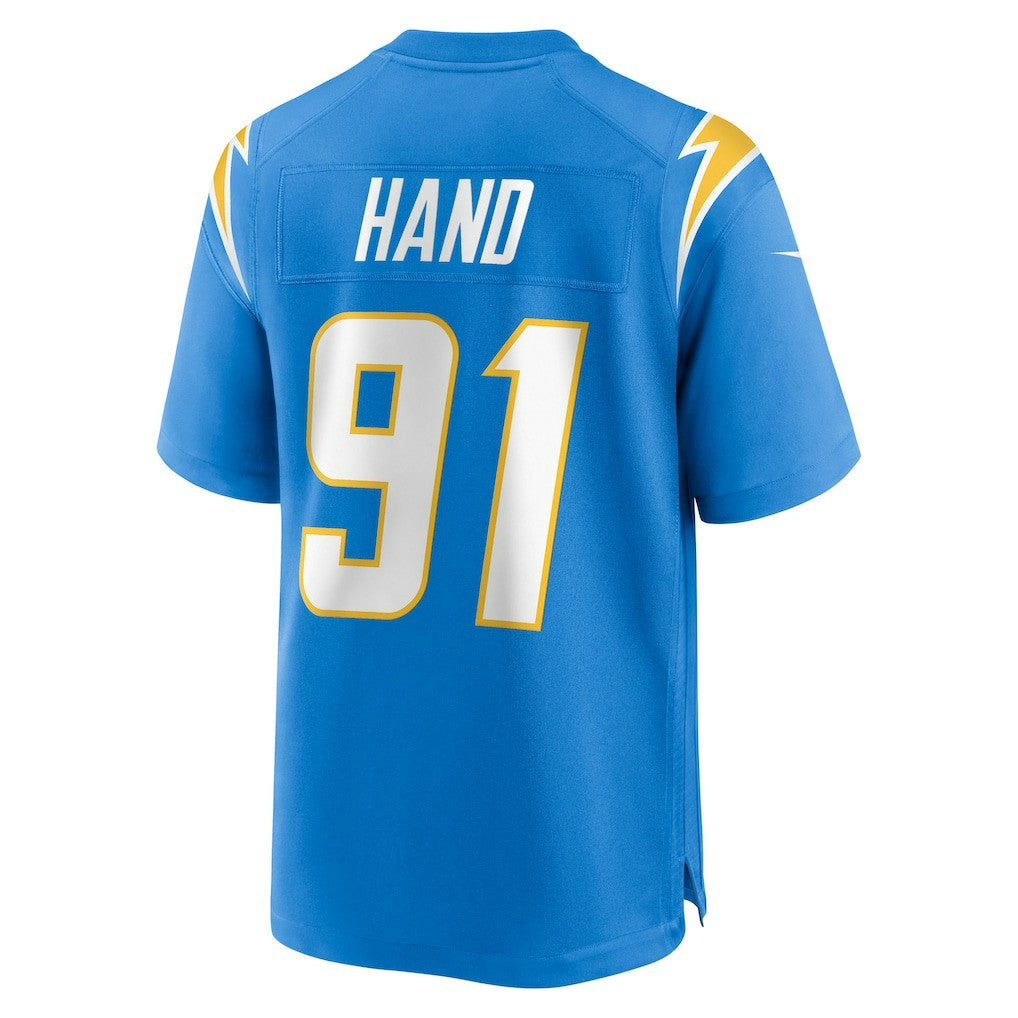 Da'Shawn Hand Los Angeles Chargers Team Game Jersey Powder Blue | Nike for Sale