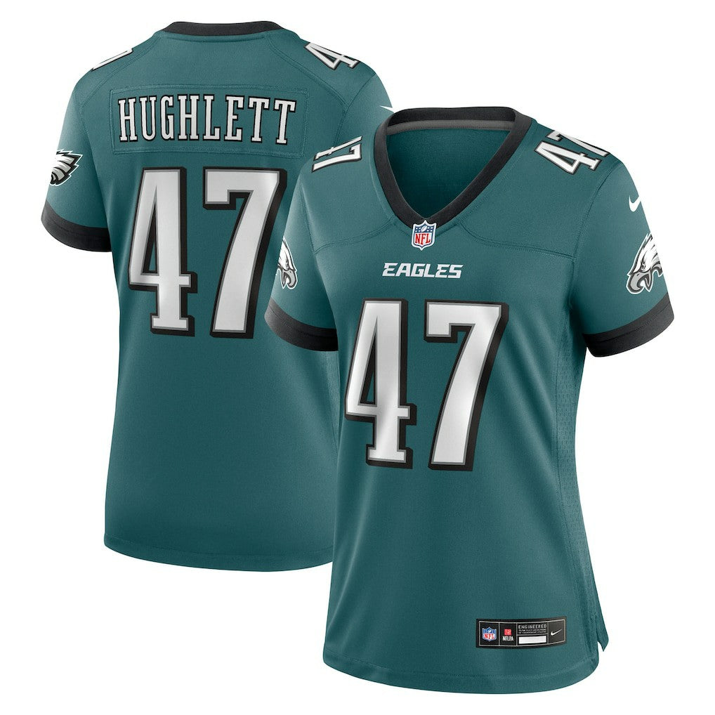 Charley Hughlett Philadelphia Eagles Women's Team Game Jersey Midnight Green | Nike for Sale