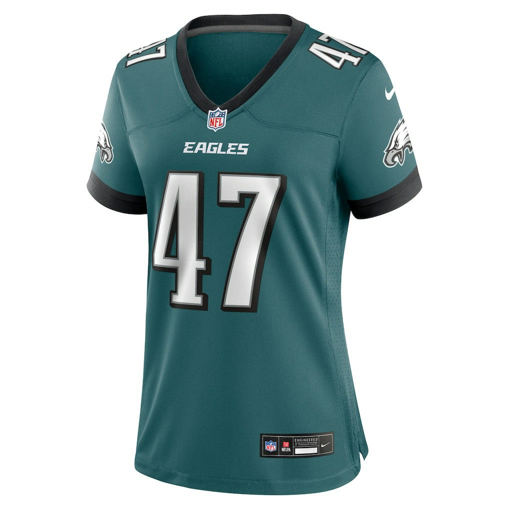 Charley Hughlett Philadelphia Eagles Women's Team Game Jersey Midnight Green | Nike for Sale