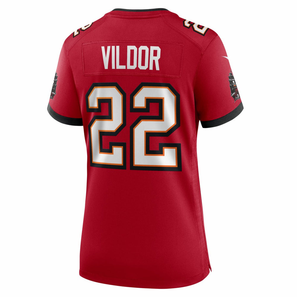 Kindle Vildor Tampa Bay Buccaneers Women's Team Game Jersey Red | Nike for Sale