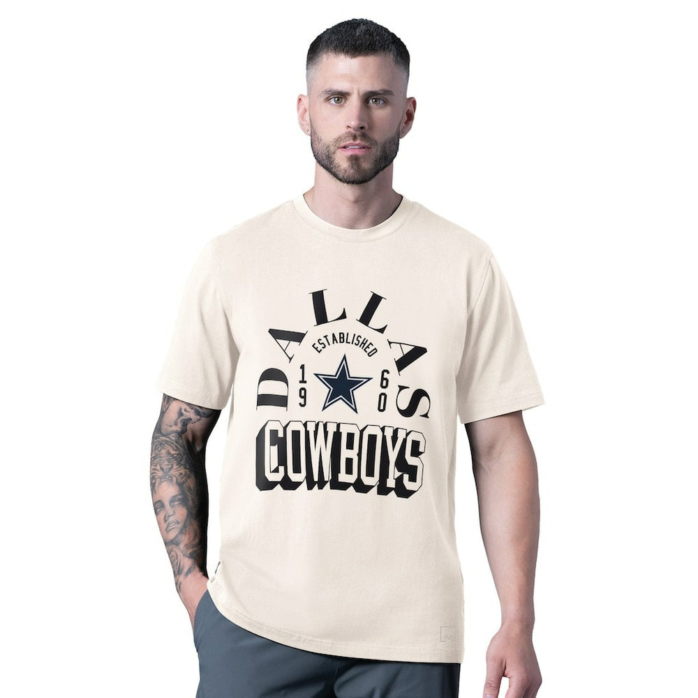Dallas Cowboys MSX by Michael Strahan Whiteout Vintage T-Shirt White | NFL