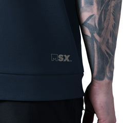 Dallas Cowboys MSX by Michael Strahan Tri-Blend Rebound Sleeveless Hoodie Navy | NFL