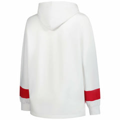 Detroit Red Wings Profile Women's Plus Size Hoodie - White - NHL