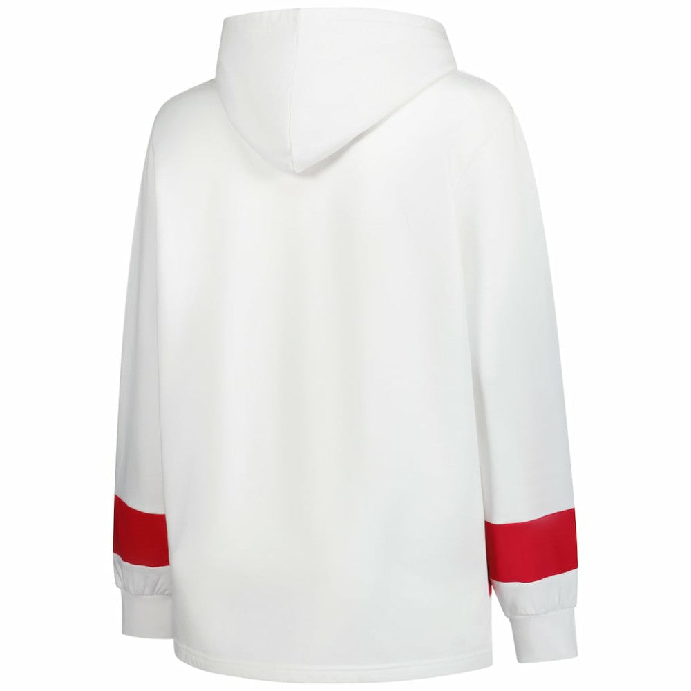 Chicago Blackhawks Profile Women's Plus Size Hoodie - White - NHL