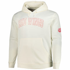 Detroit Red Wings Fanatics Big &Tall Stitch Hoodie - Cream - NHL