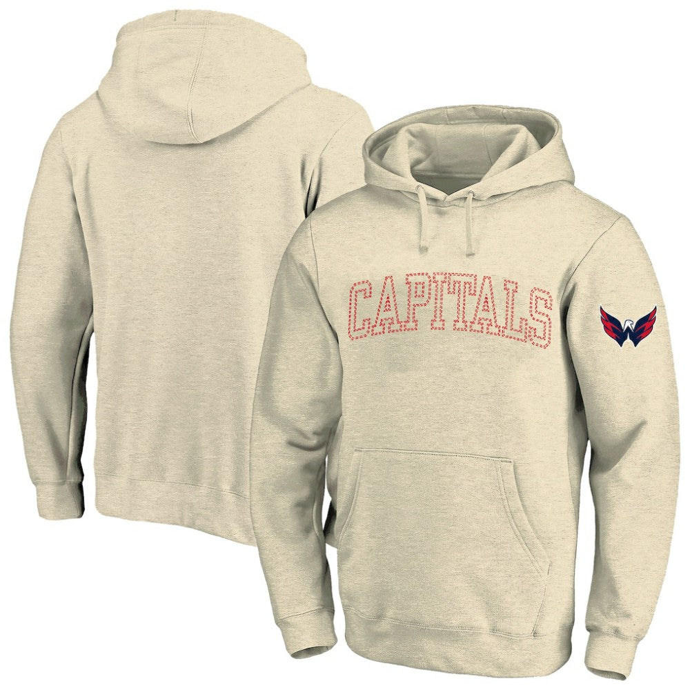 Washington Capitals Fanatics Big &Tall Stitch Hoodie - Cream - NHL