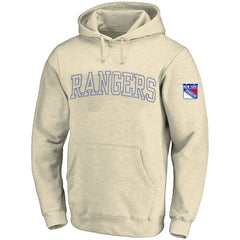 New York Rangers Fanatics Big &Tall Stitch Hoodie - Cream - NHL