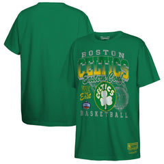 Boston Celtics Youth 2025 NBA Playoffs Retro Monumental T-Shirt Kelly Green - NBA