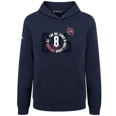 Alexander Ovechkin Washington Capitals Levelwear Youth NHL All-Time Leading Goal Scorer Milestone Name & Number Podium Pullover Hoodie - Navy - NHL