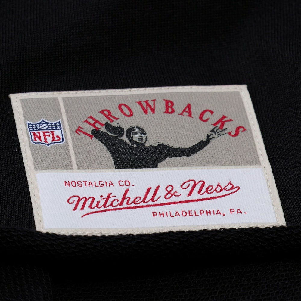 Jacksonville Jaguars Women's Throwback Cropped Long Sleeve Rugby Polo Black | Mitchell & Ness