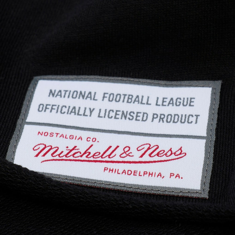 Cincinnati Bengals Women's Cropped Long Sleeve Rugby Polo Black | Mitchell & Ness