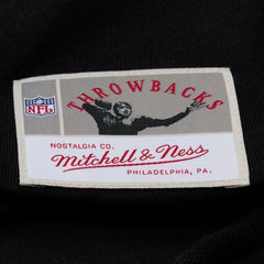 Pittsburgh Steelers Women's Cropped Long Sleeve Rugby Polo Black | Mitchell & Ness