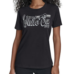 Chicago White Sox Starter Women's Groovy Script Team Fitted T-Shirt - MLB