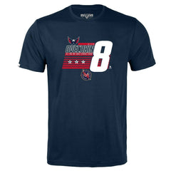 Alexander Ovechkin Washington Capitals Levelwear Youth NHL All-Time Leading Goal Scorer Milestone Stripes Name & Number Little Richmond T-Shirt - Navy - NHL